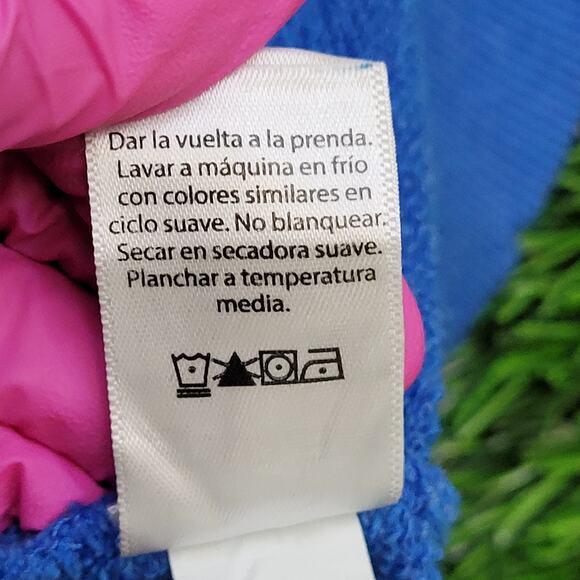 Vineyard-Vines Sweater Large 24x28 Baggy Crop Blue - Picture 9 of 14